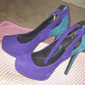 Jessica Simpson Purple Ravenns Ankle Strap Pump